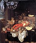 Abraham van Beyeren Large Still-life with Lobster painting